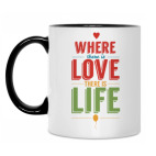 Кружка двухцветная