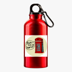 Металлическая бутылка 400 мл UV-DTF