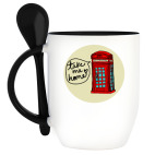 Кружка с ложкой