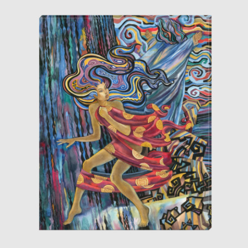 Холст с принтом Ангара