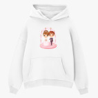 Толстовка худи оверсайз