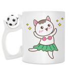 Кружка с футбольным мячиком