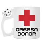 Кружка с футбольным мячиком