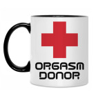 Кружка двухцветная