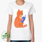 Женская футболка органик