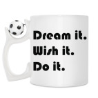 Кружка с футбольным мячиком