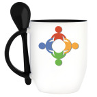 Кружка с ложкой