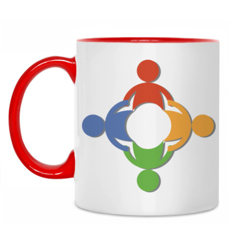 Кружка с принтом Люди