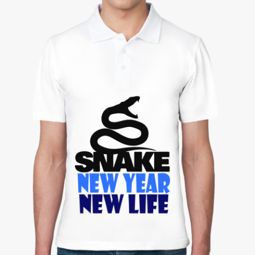 Рубашка поло с принтом Snake -New Year New Life
