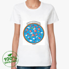 Женская футболка органик