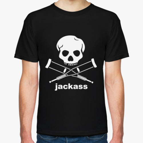 Футболка с принтом  Jackass