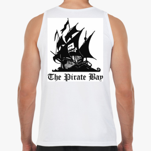 Майка с принтом Pirate Bay