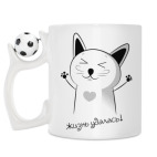 Кружка с футбольным мячиком