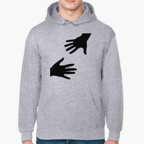 Толстовка худи с принтом Руки