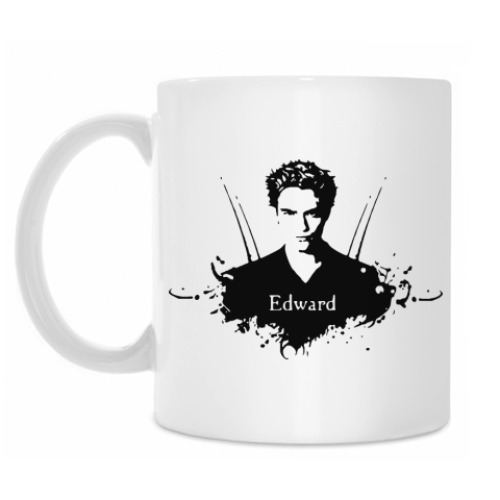Кружка с принтом Edward. Сумерки