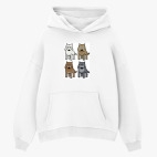 Толстовка худи оверсайз