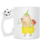 Кружка с футбольным мячиком