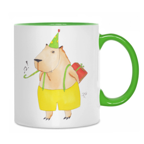 Кружка с принтом Happy Birthday!