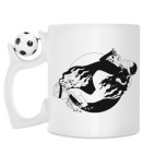 Кружка с футбольным мячиком