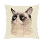Подушка 35x35 см Grumpy Cat / Сердитый Кот