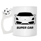 Кружка с футбольным мячиком