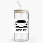 Банка с бамбуковой крышкой