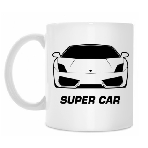 Кружка с принтом Super car