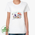 Женская футболка органик