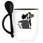 Кружка с ложкой