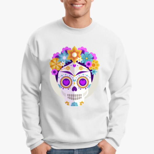 Свитшот с принтом Маска на Хэллоуин