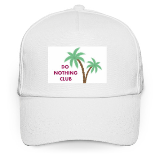 Кепка бейсболка с принтом DO NOTHING CLUB