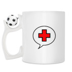 Кружка с футбольным мячиком