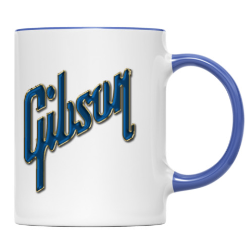 Кружка с принтом 'Gibson guitar'
