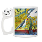 Кружка с футбольным мячиком