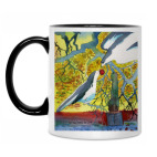 Кружка двухцветная