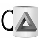 Кружка двухцветная