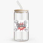 Банка с бамбуковой крышкой