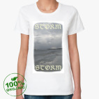 Женская футболка органик