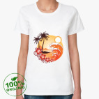 Женская футболка органик