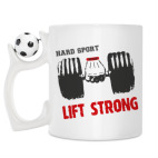 Кружка с футбольным мячиком