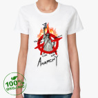 Женская футболка органик