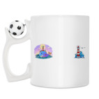 Кружка с футбольным мячиком