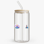 Банка с бамбуковой крышкой