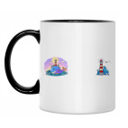 Кружка двухцветная