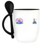 Кружка с ложкой