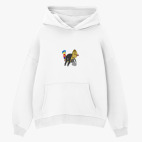 Толстовка худи оверсайз