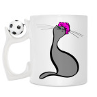 Кружка с футбольным мячиком