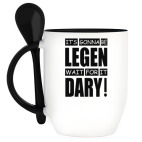 Кружка с ложкой