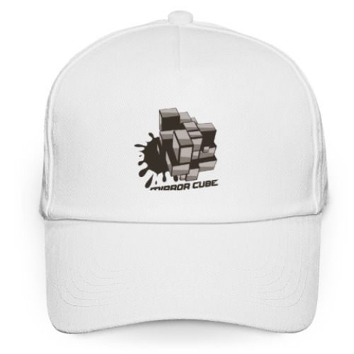 Кепка бейсболка с принтом Зеркальный кубик