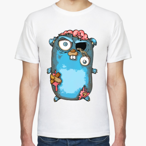 Футболка с принтом Gopher